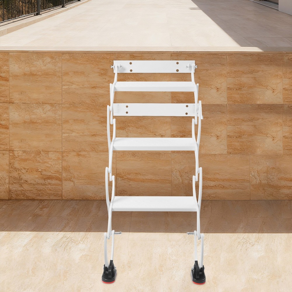 Wall Mounted Folding Ladder Telescoping Step Ladders Retractable Folding Stair