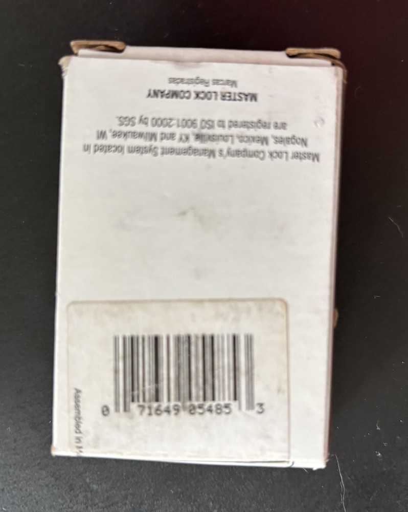 Master Lock 3KA Padlock Laminated Steel