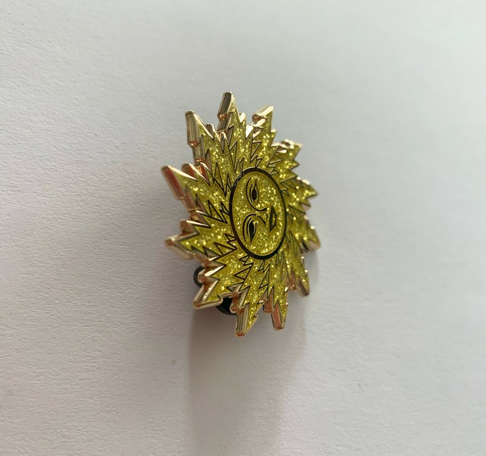 Grateful Dead Orange Sunshine Bolt Pin