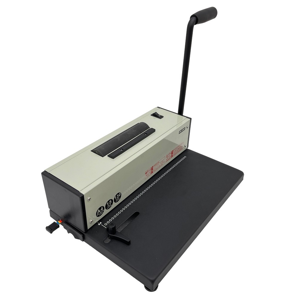 Electric Spirl Coil Binding Machine Office Document Plastic Spiral Coil Binder