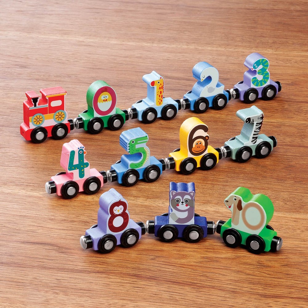 Magnetic Animal Number Train
