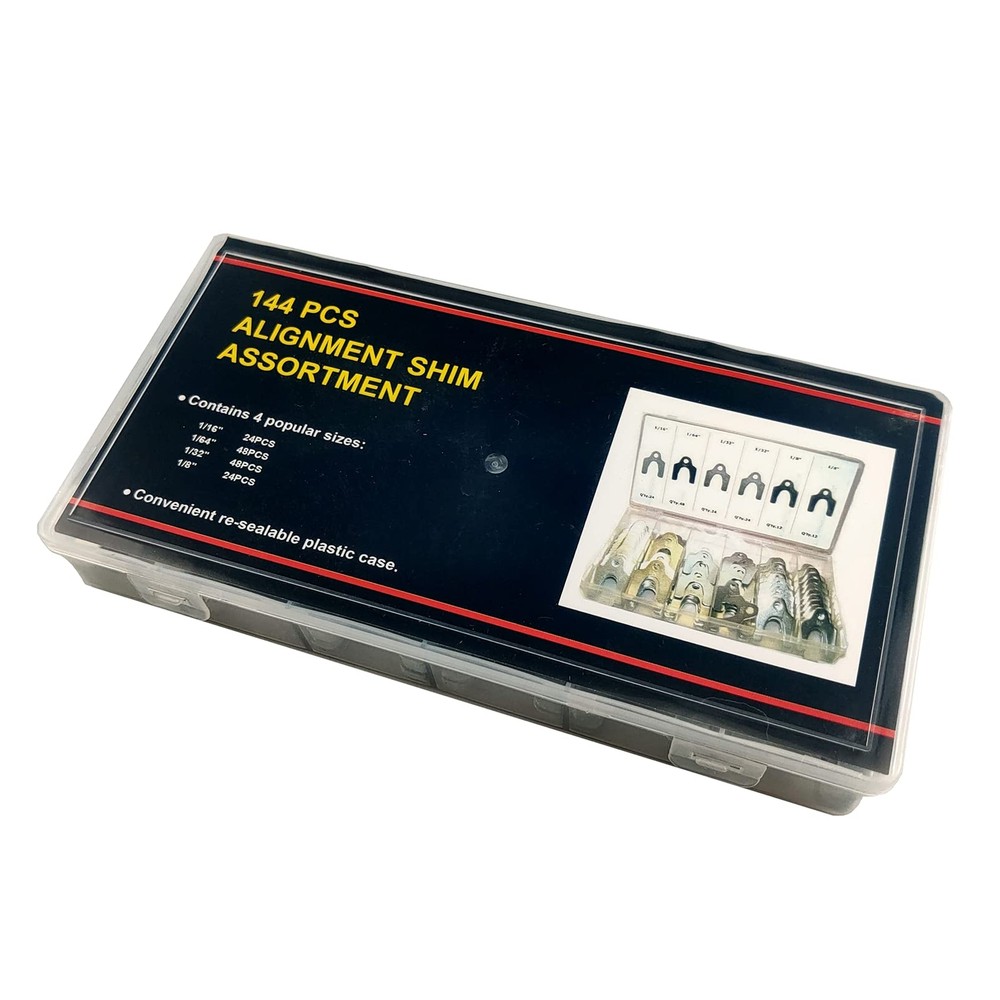 Auto Alignment Body Shim Assortment 144 Pieces Multiple Thicknesses