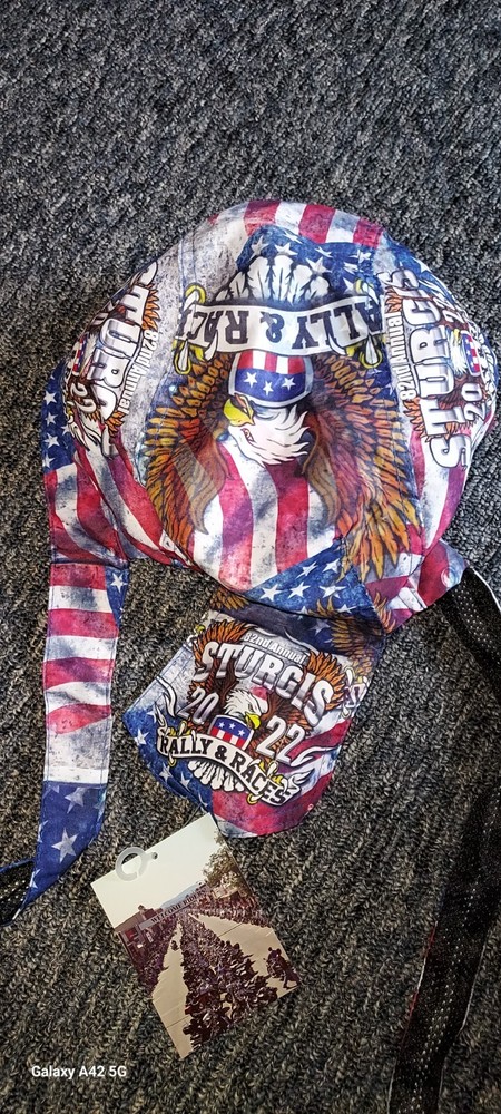 82nd STURGIS, SD Motorcycle Rally 2022 Eagle BIKER HEADWRAP