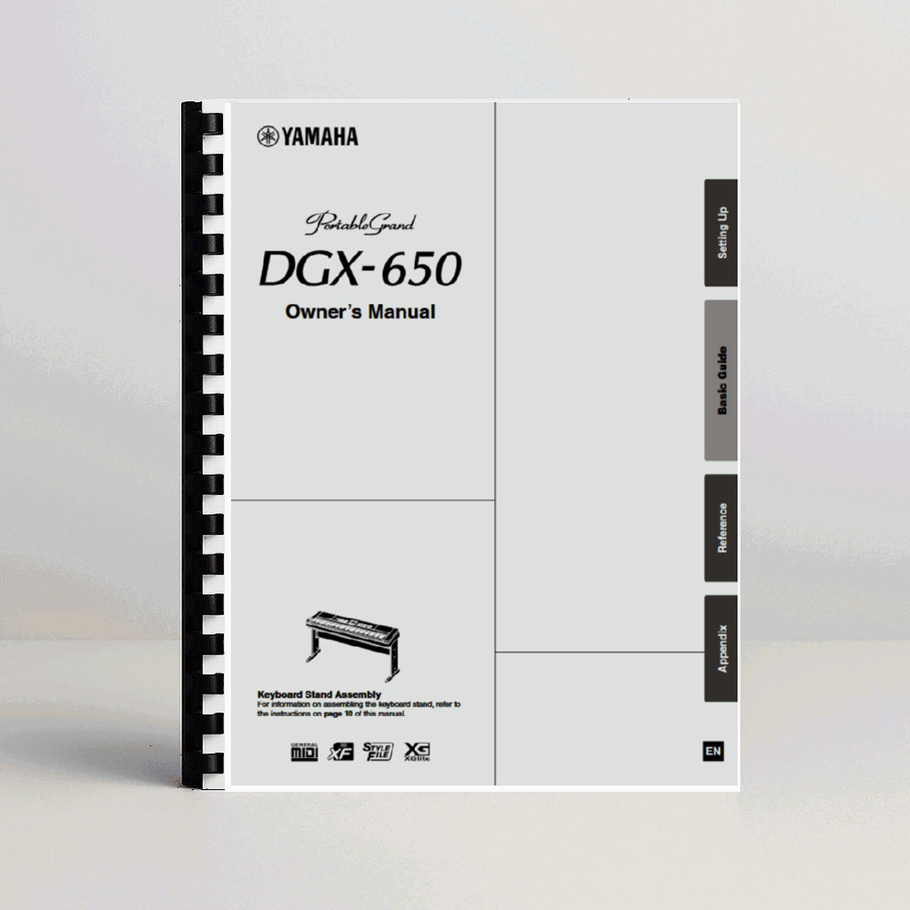 Yamaha DGX-650 Instruction Manual