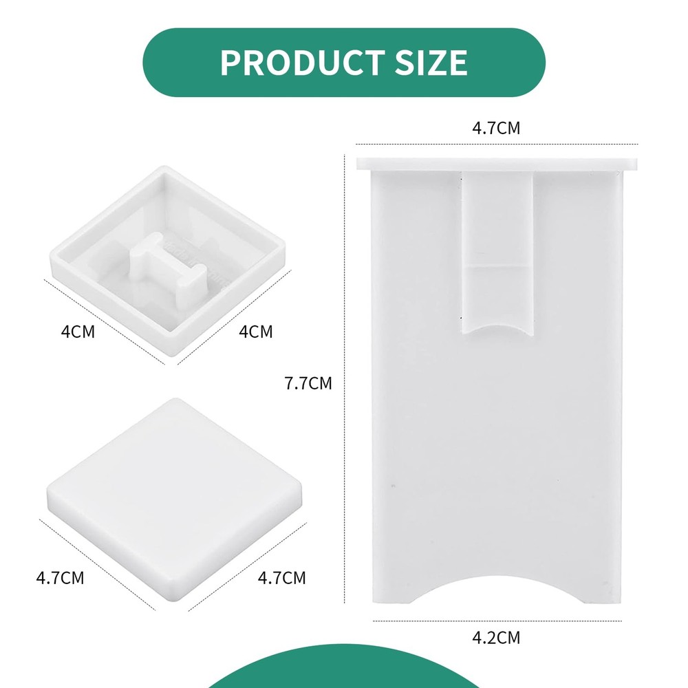 2Pack Butter Spreader Plastic Dishwasher Safe Corn Cob Butterer small, White