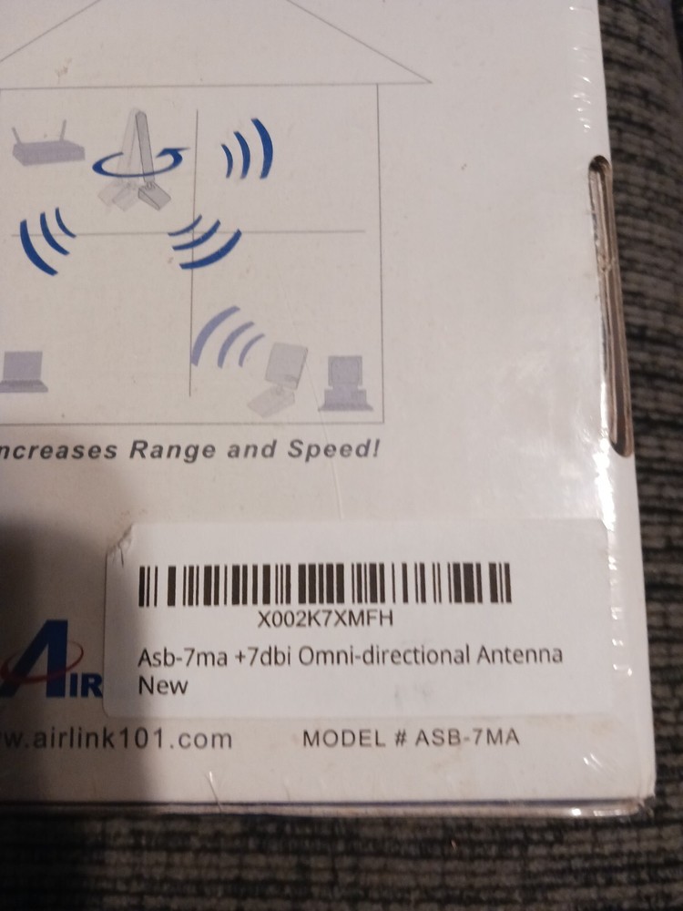 + 7db1 Omni Dash Directional Antenna Increases Range Of Wired Devices