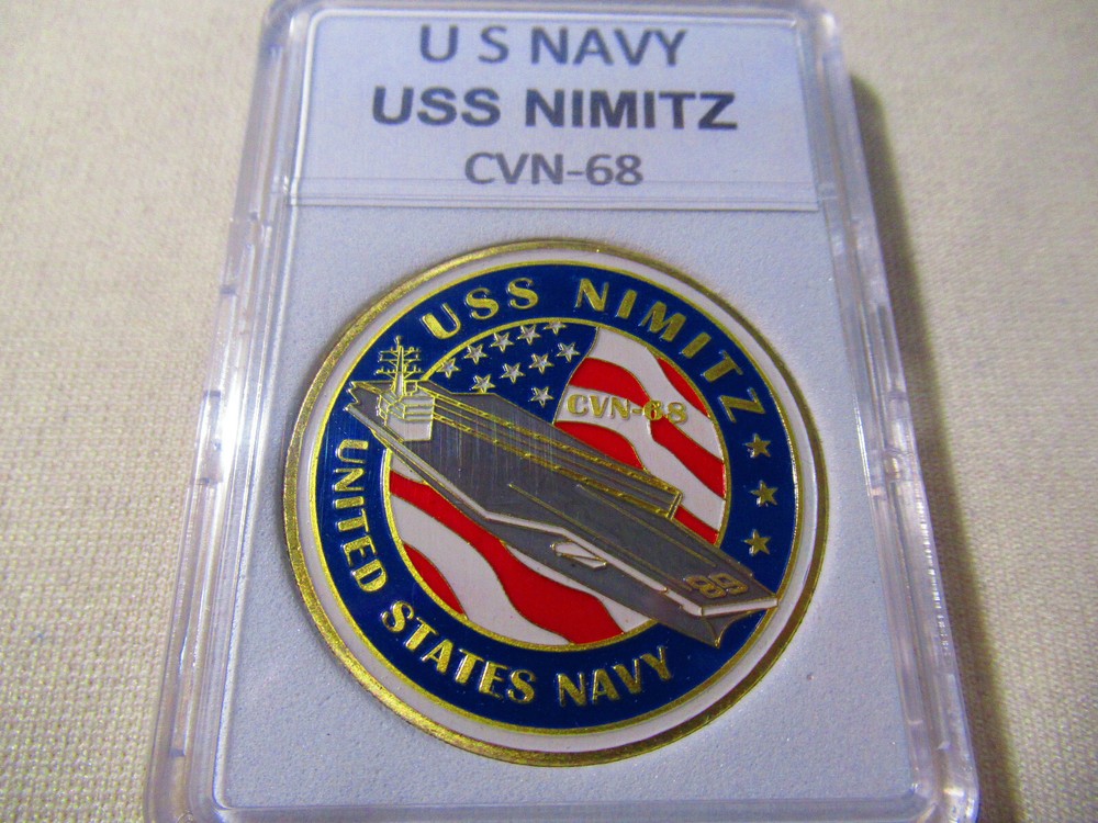 US NAVY - USS NIMITZ CVN-68 Challenge Coin