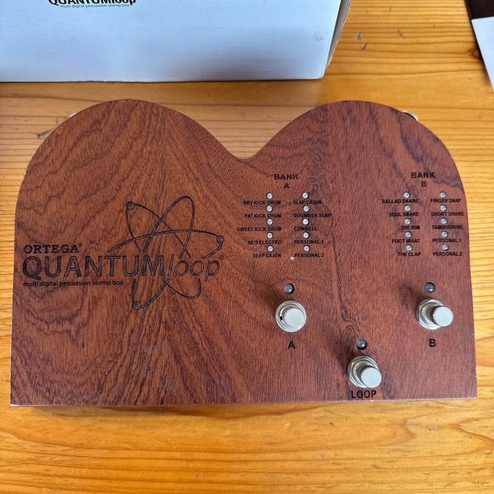 ORTEGA QUANTUMloop Multi Digital Stomp Box Loop Cajon