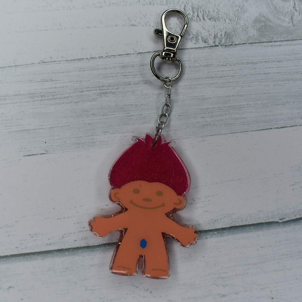 Bag Tag Blue Gem Troll