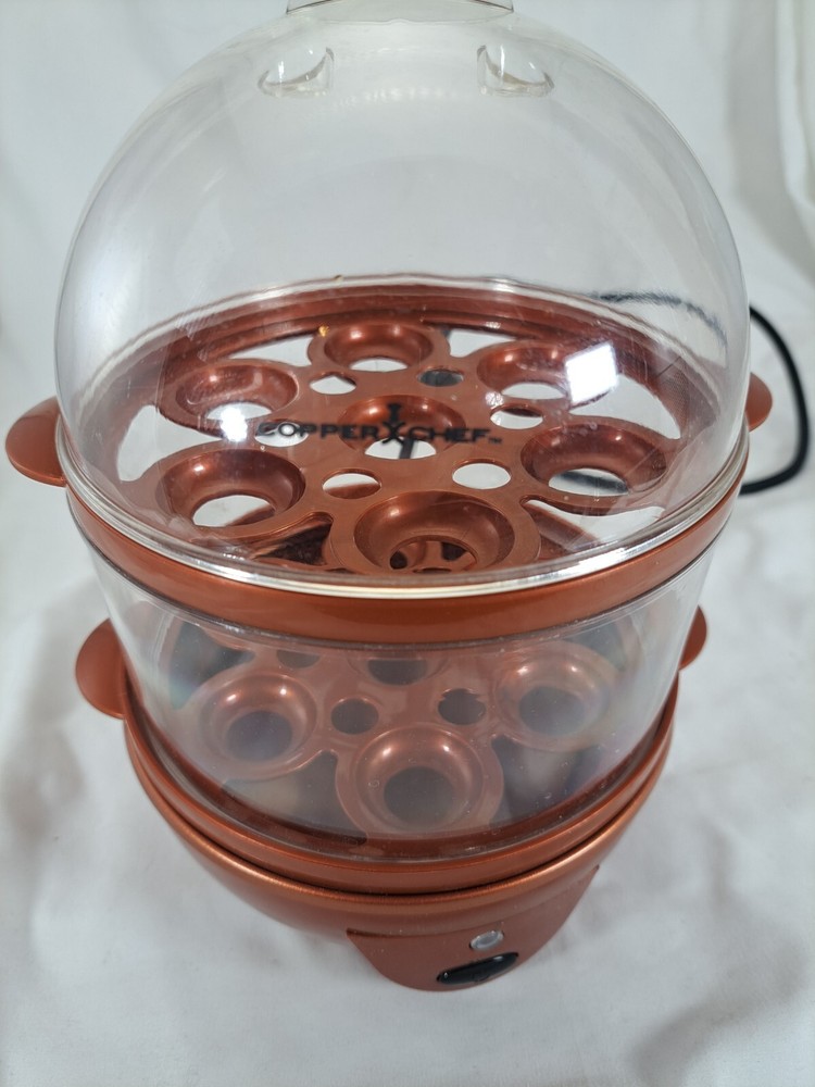 Copper Chef Perfect Egg Maker Effortless Automatic - Makes 14 Eggs! With Box