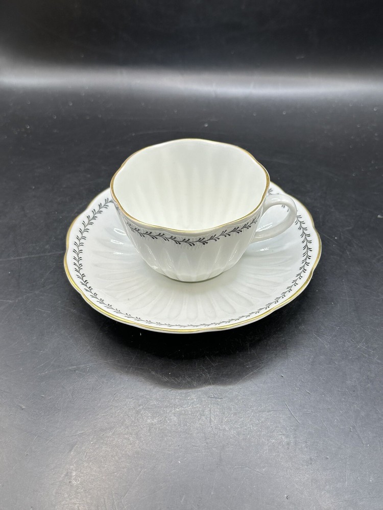ARABIA VARPU COFFEE CUP, PLATE