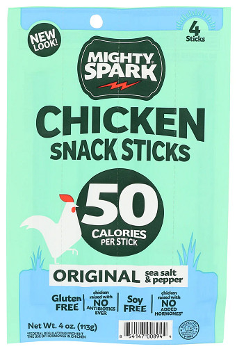 Mighty Sparks Chicken Snack Sticks Original 2 Pack