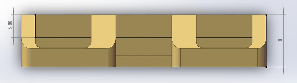 Behind Nut Brass Headless Guitar String Lock Nut