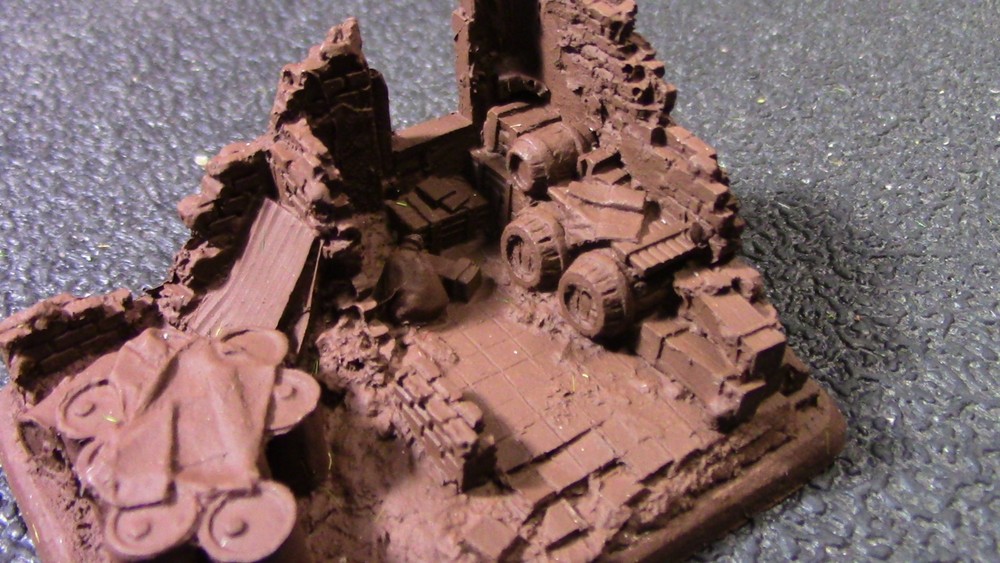 🔥 15mm Baueda WW2 Advanced Command post (urban) 15A33CB