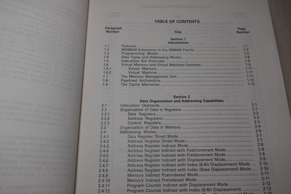 Motorola MC68030 Enhanced 32-Bit Microprocessor User's Manual 2nd Edition