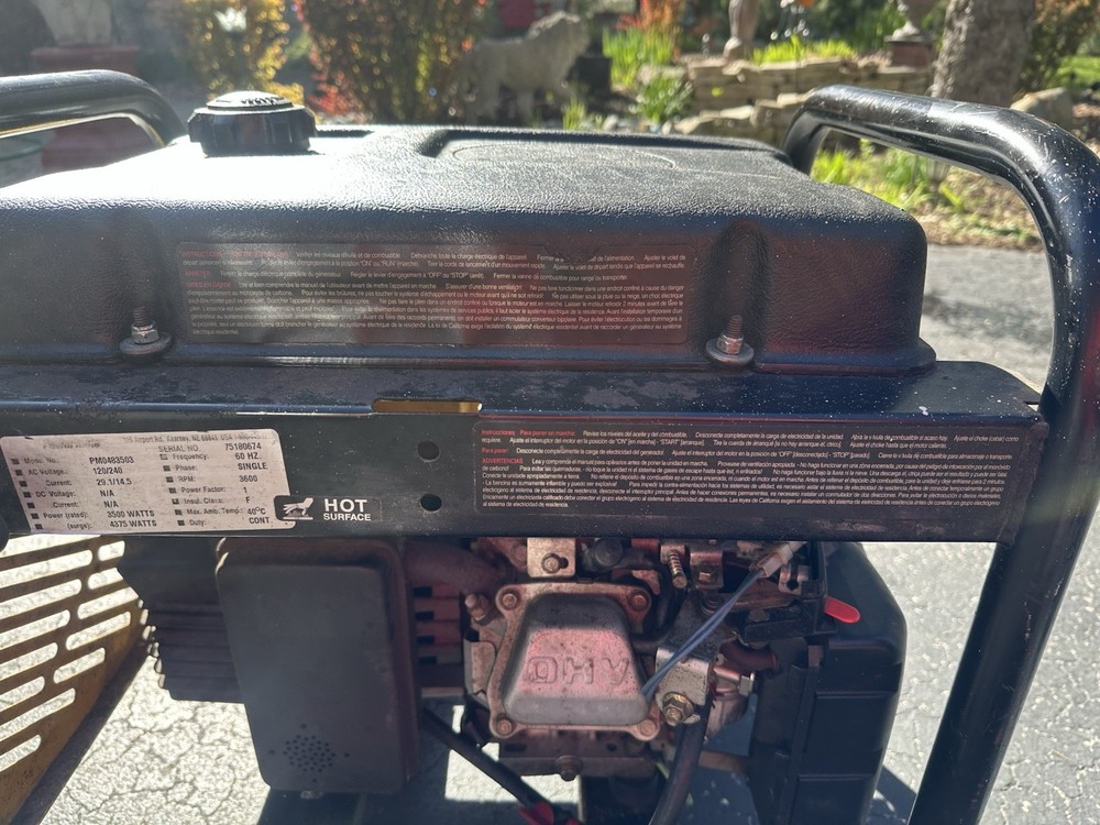 Contractor 3500 Generator