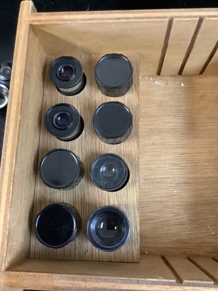 Vintage Microscope Optical Lens Lenses Lot