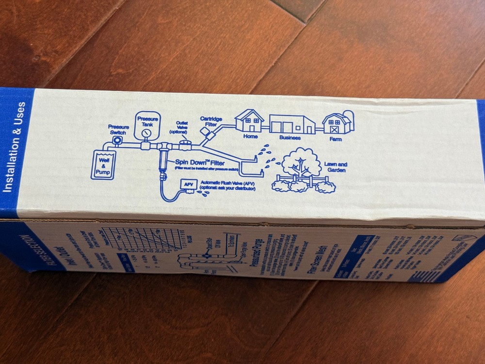 Rusco / Vu-Flow 1-1/2 Inch Spin Down Separator 100 F Filter