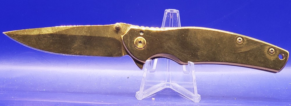 MAXAM 4 1/4" FOLDING KNIFE SKGOLD