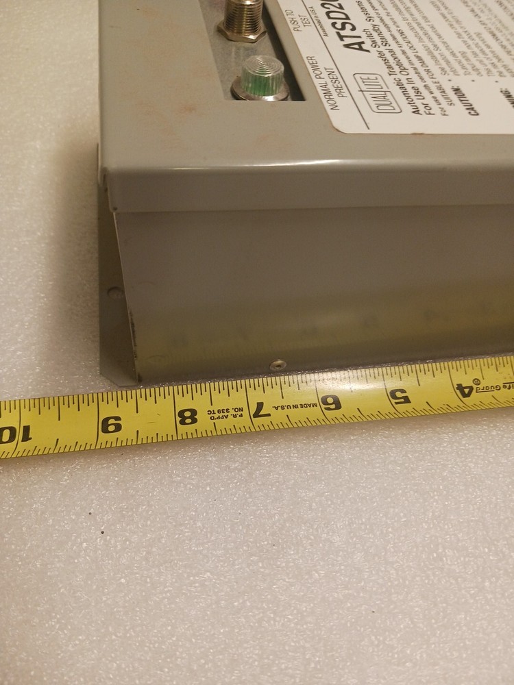 Hubbell Dual Lite Automatic Transfer Switch ATSD20 (1N)