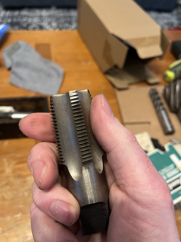 NPT Pipe Taps Greenfield 5 Sizes