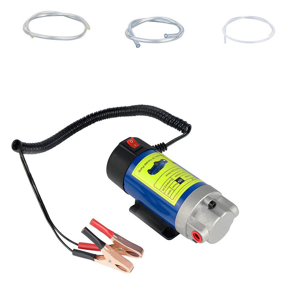 A Full Set 12 Volt Electric Engine Oil Transfer Extractor Fluid Suction Pump