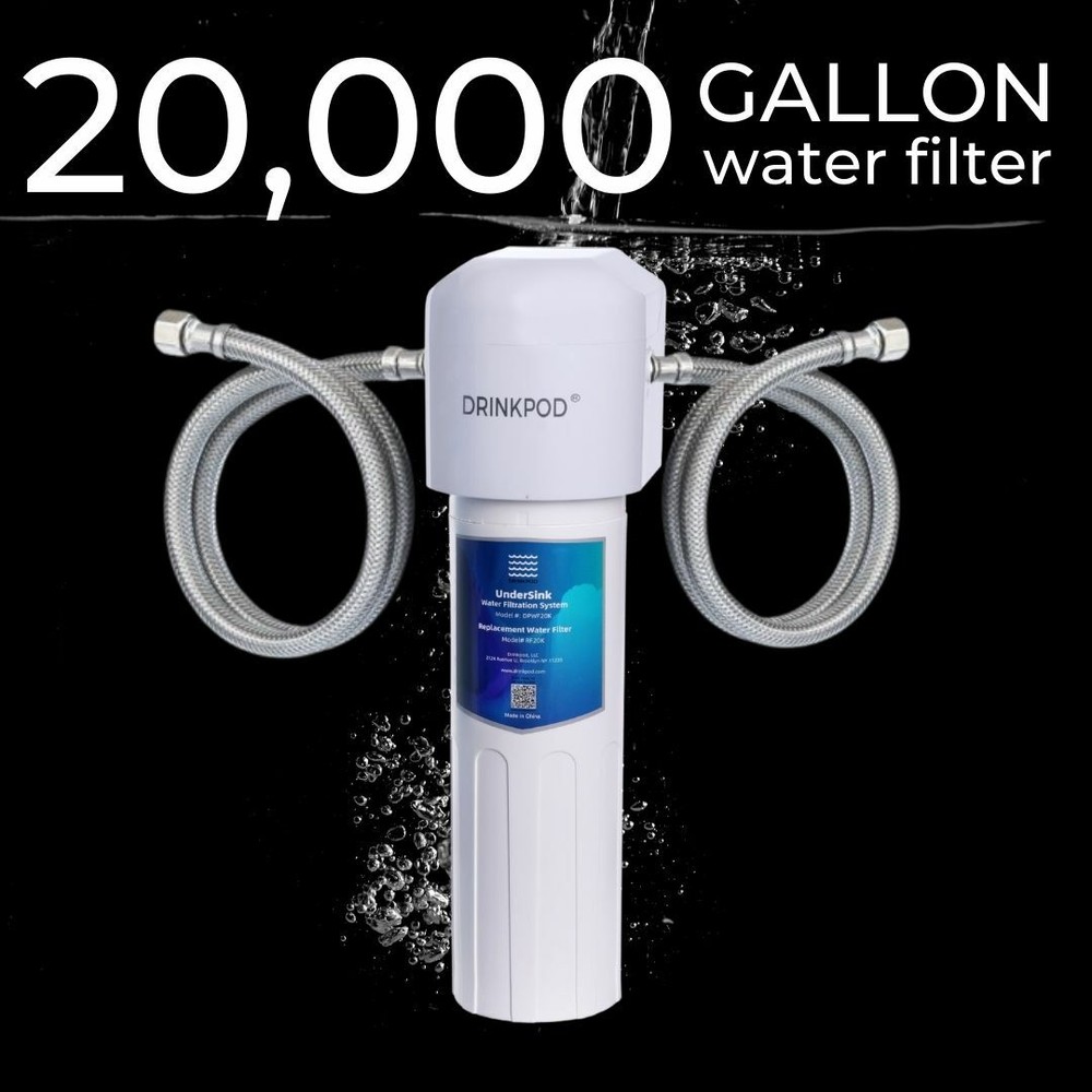Drinkpod Under Sink 20,000 Gallon Water Filtration System