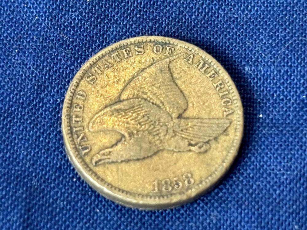 1858 Flying Eagle One Small Cent Penny Small Letters