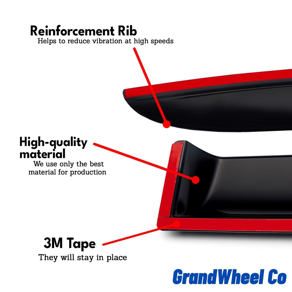 Rain Guards Vent Visors Shade for 2014-2025 Ford Transit