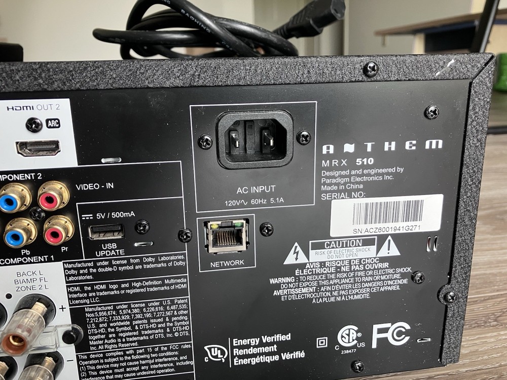 Anthem MRX510 Home AV Receiver