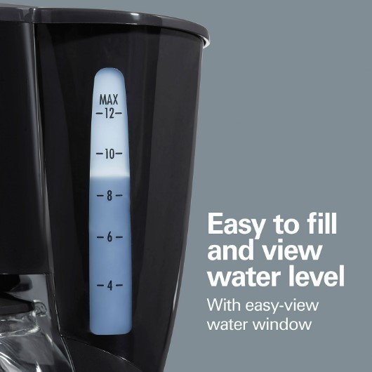 Hamilton Beach 12-Cup Programmable Coffee Maker Black