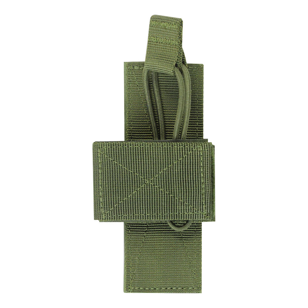 Hook and Loop Tactical Secure Lightweight Universal Bungee Holster OD Green