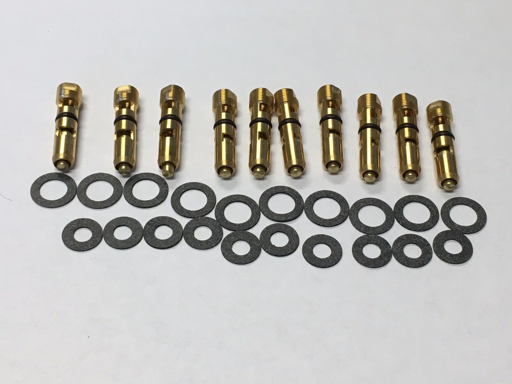 10 PACK HOLLEY AED QFT CARBURETOR HIGH FLOW NEEDLE & SEAT .100 ORIFICE