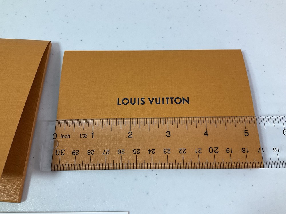 LOUIS VUITTON Envelope & Paperwork. See Photos For Exact Items. NEW.
