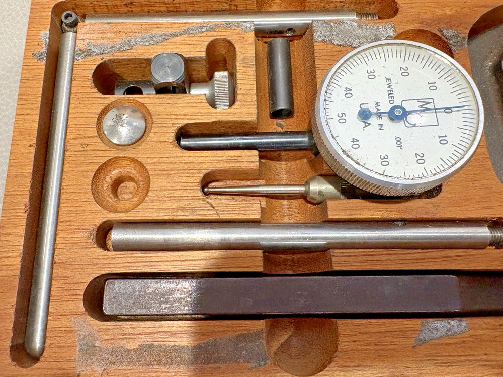 MG GENERAL HARDWARE NO .393 & 394 DIAL TEST INDICATOR W/ BOX And Extras