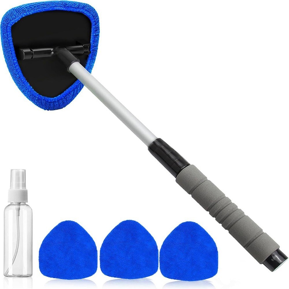 User Friendly Car Windscreen Cleaner Kit with Ergonomic Design Options