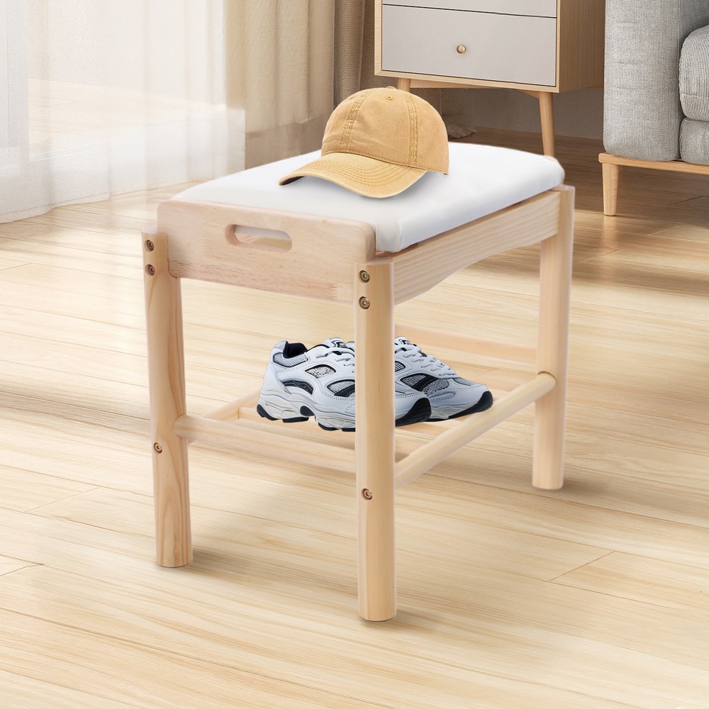 Rectangular Shoe Storage Bench,45*30*40cm Shoe Storage Bench for Entryway