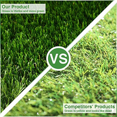 GL Artificial Grass Turf Customized Sizes, Artificial Lawn for Dogs, 6X10FT 6ft