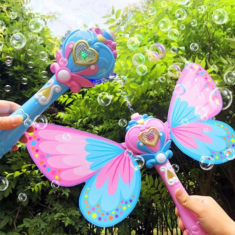 Bubble Machine Blowing Bubble Tool Popular Fairy Stick Bubble Machine With Music
