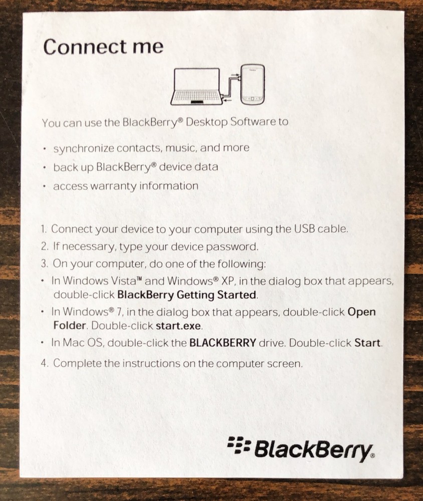Blackberry - User Tools CD Disc Software 2006