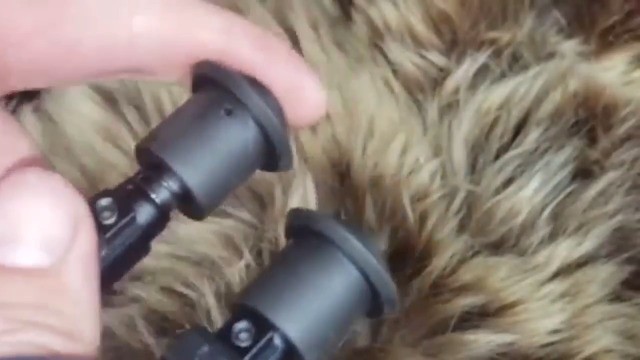 Adjustable 6-9 Inch Picatinny Bipod with Spring Return & Adapter for Stability