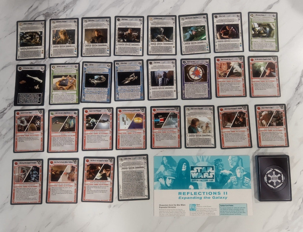 Star Wars CCG Reflections II Complete No Foils Includes Checklist