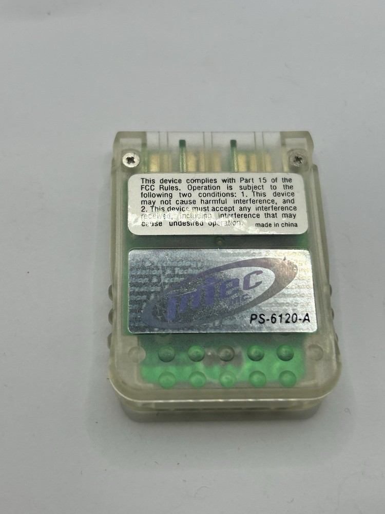Intec PlayStation Memory Card 2X- 30 Blocks