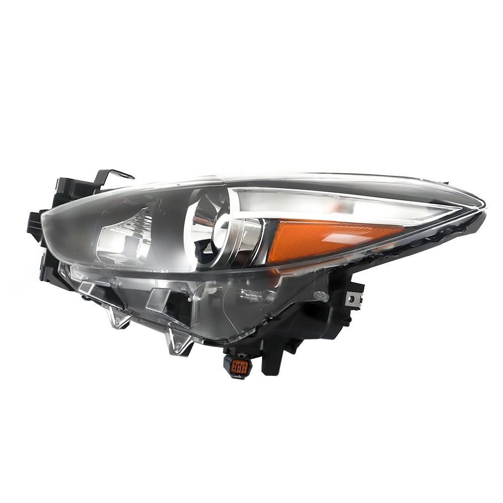 Labwork Left Headlight Fit For 2017-2018 Mazda 3 Halogen Type Driver Side Clear