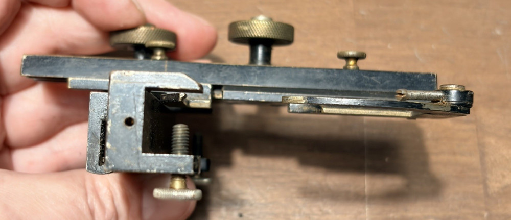 Vtg Spencer Mechanical Stage Microscope Caliper Accessory for Laboratory