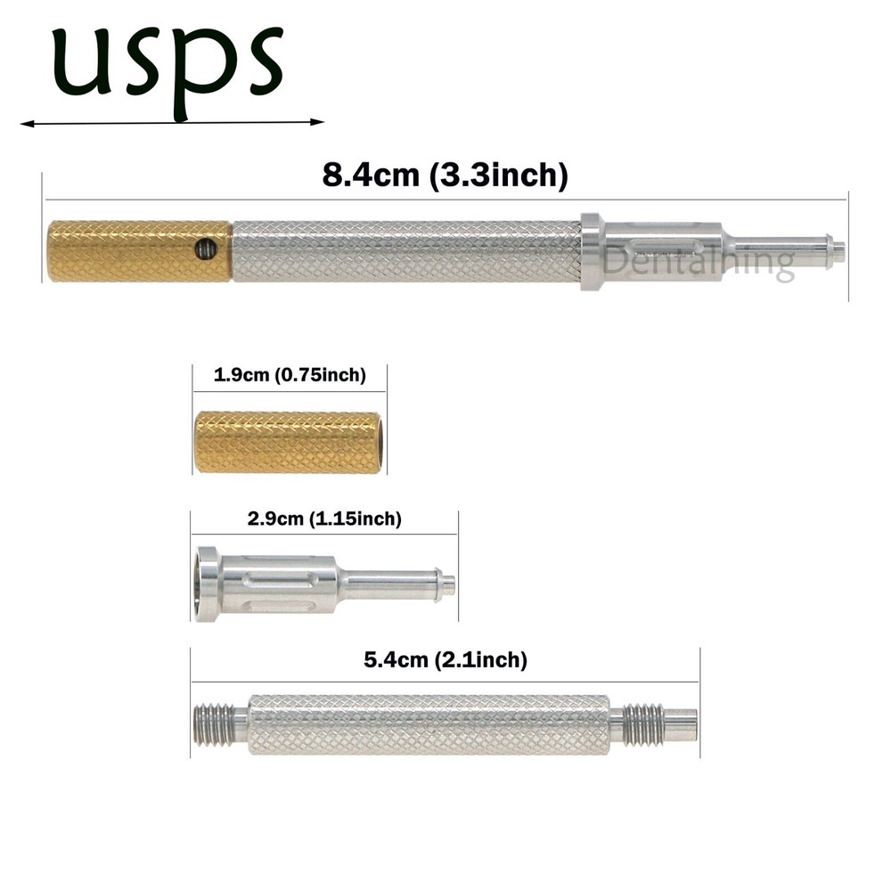 Locator Core Tool assembled Abutment Driver Male caps Insertion Extraction Tool