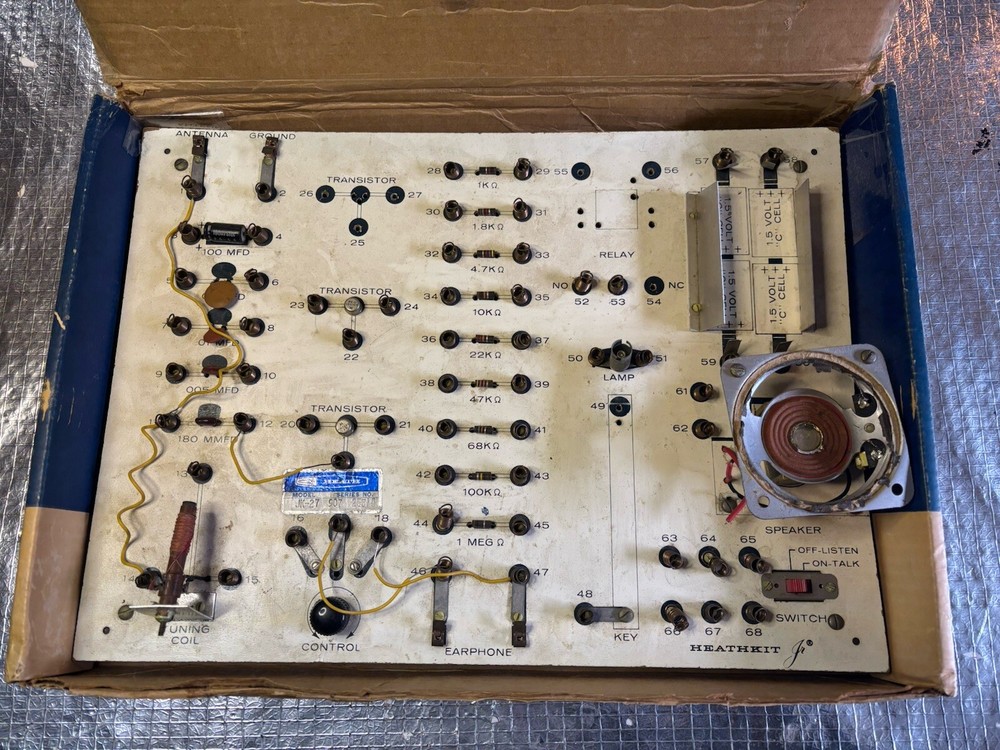 HEATHKIT JR. ELECTRONIC WORKSHOP JK-27 As Is, Restoration Project