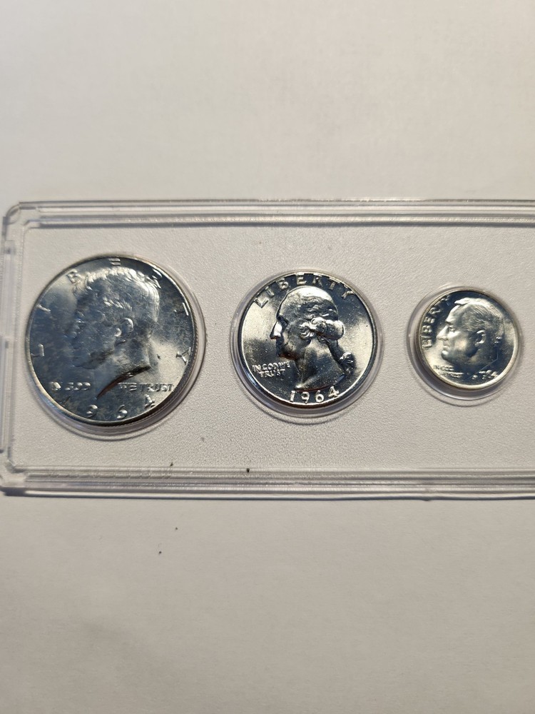 1964P Mint Set In Whitman Holed