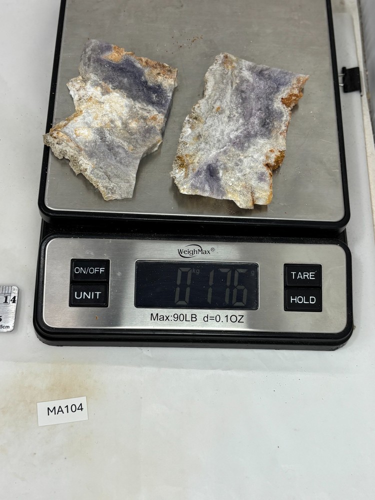 Morado Purple Agate Slabs Cabbing Collecting Combo Ship Avail