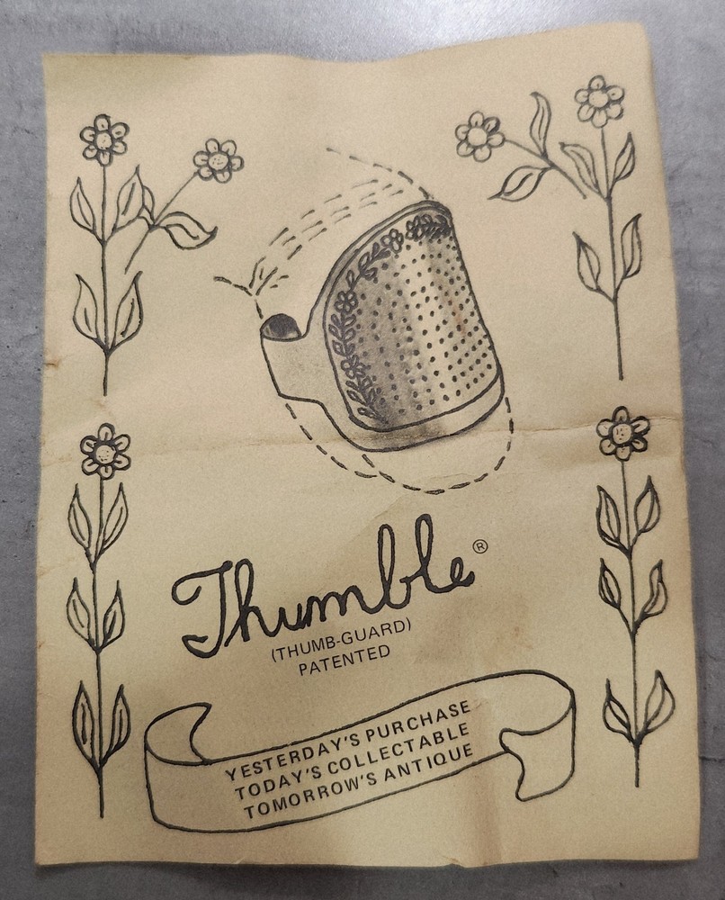 Vintage Thumble - (Thumb Guard) 1976 Pre-Owned Excellent Condition